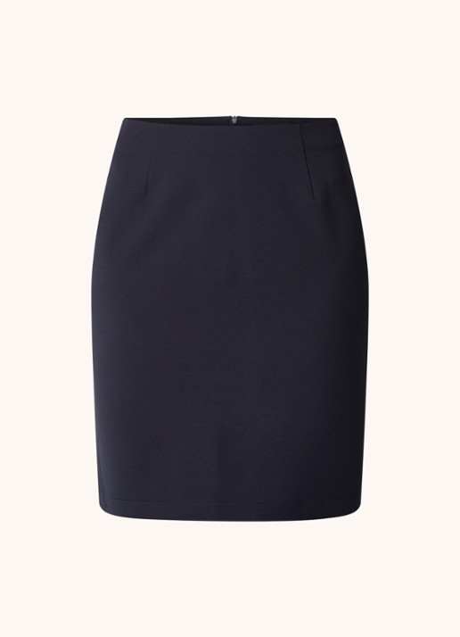 Josephine & Co Pip mini kokerrok van jersey - voorkant 3 donkerblauw