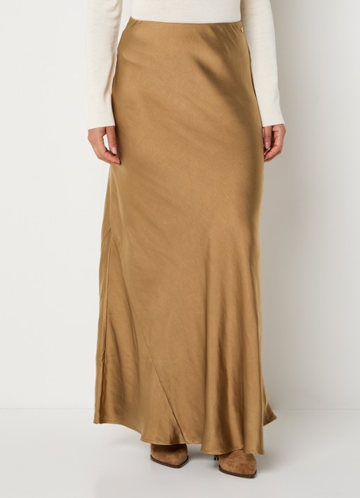 JOSH V Cosette maxi rok van satijn