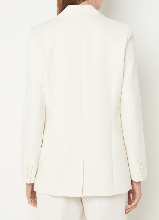 JOSH V Dillen double-breasted blazer - achterkant 4 creme