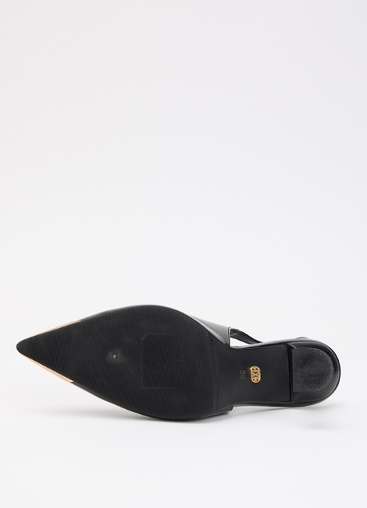 JOSH V Eleanna slingback met metallic details  - detail 4 zwart