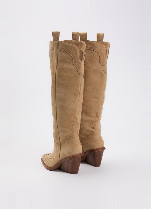 JOSH V Mara cowboylaars met logo - achterkant camel