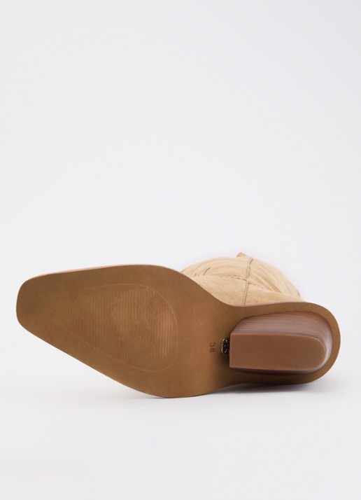 JOSH V Mara cowboylaars met logo - detail 4 camel