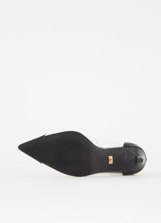 JOSH V Michou pump met lakleren details - detail 5 zwart