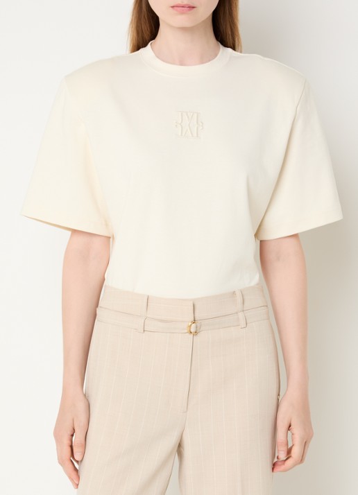 JOSH V Poppy body met schoudervulling en logoborduring
