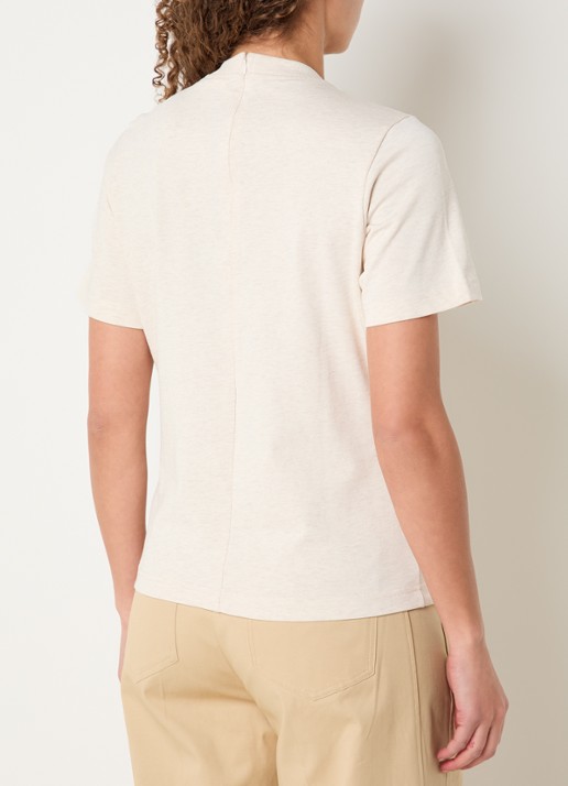 JOSH V Rosina T-shirt met strass - achterkant 4 creme