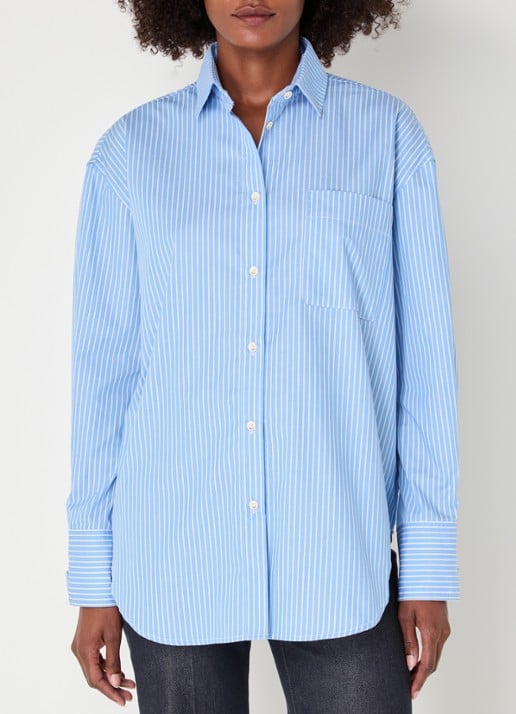 JOSH V Sissie blouse met streepprint