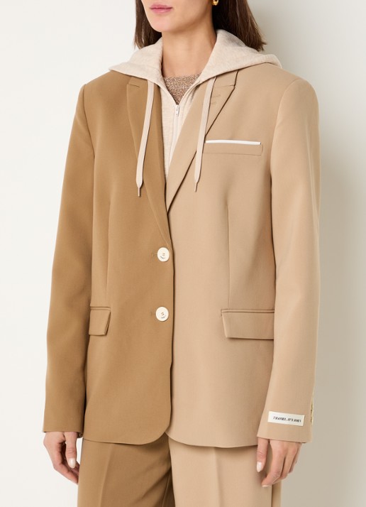 JOSH V Suus Hoodie blazer met uitneembare voering en schoudervulling