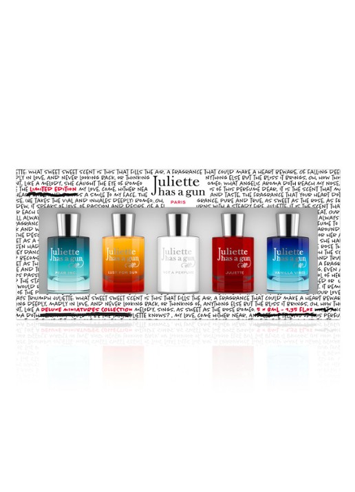 Juliette Has a Gun Deluxe Mini Set Juliette 2024 - Limited Edition travel size parfumset - voorkant undefined