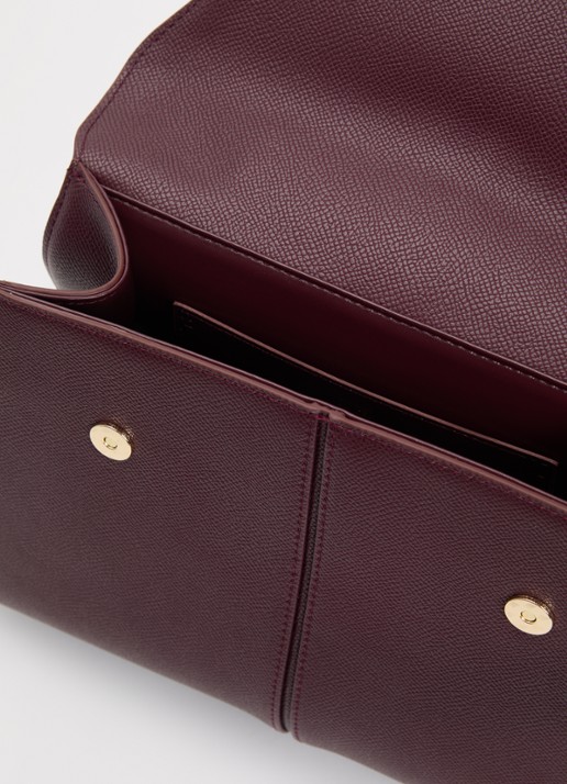 JW PEI Elise Large handtas met afneembare schouderriem - detail 3 bordeauxrood