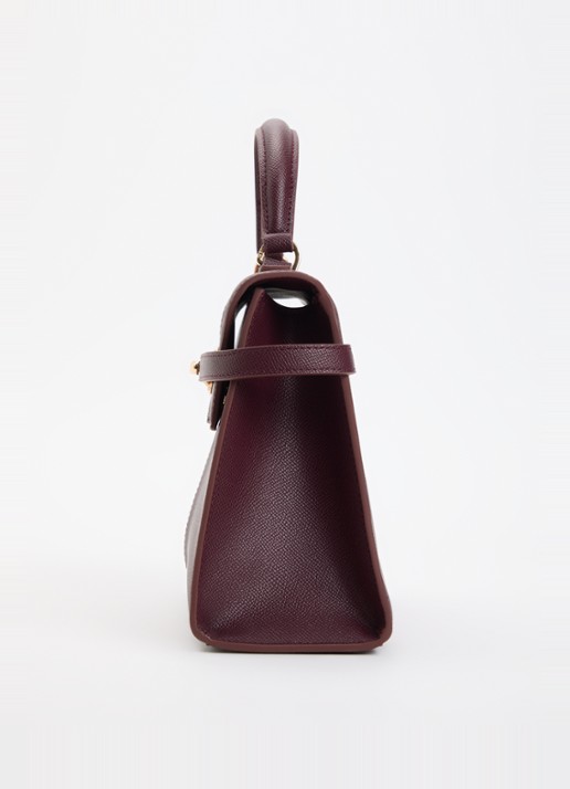 JW PEI Elise Large handtas met afneembare schouderriem - detail 4 bordeauxrood