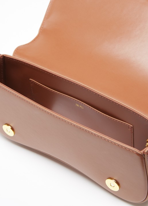 JW PEI Joy schoudertas met logo - detail 3 bruin