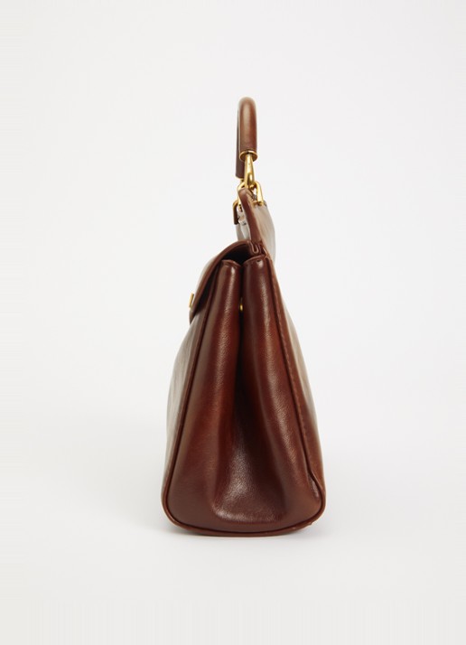 JW PEI Lucia Classic handtas met afneembare schouderriem - detail 2 cognac