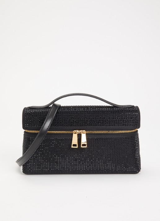 JW PEI Thea handtas met strass en afneembare schouderriem