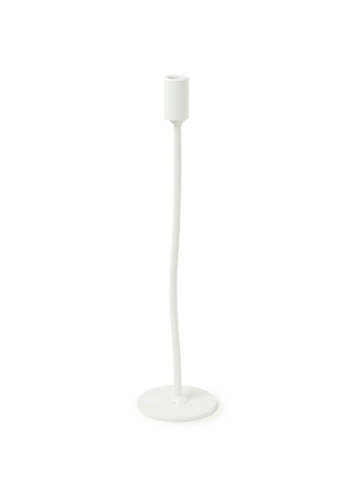 K'willeminhuis Mini kandelaar M 25,5 cm - voorkant wit