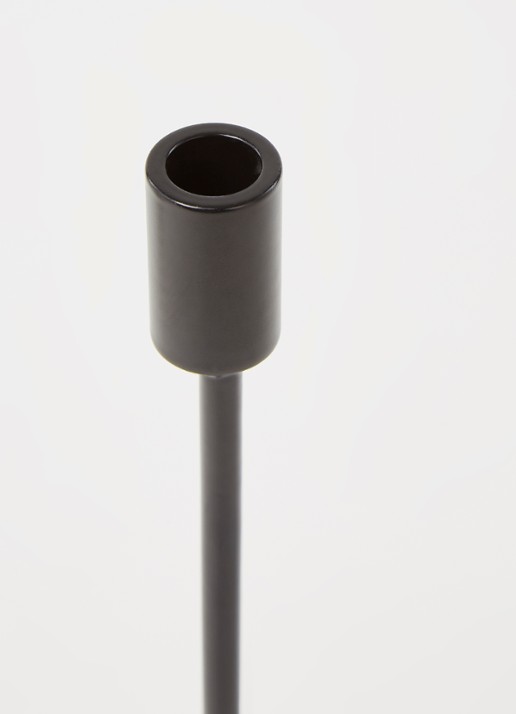 K'willeminhuis Mini kandelaar M 26 cm - detail zwart