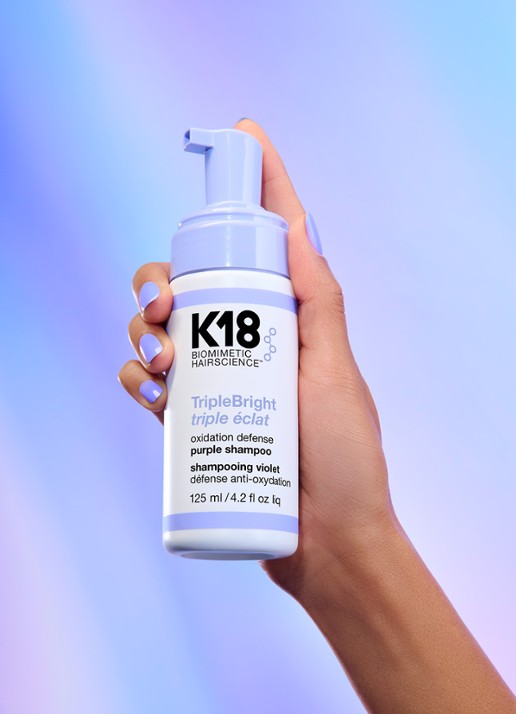 K18 TripleBright silver shampoo - zilver shampoo - detail 4 undefined