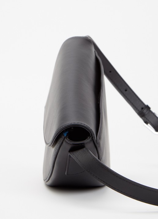 KAAI Rebel crossbodytas van leer - detail 3 zwart