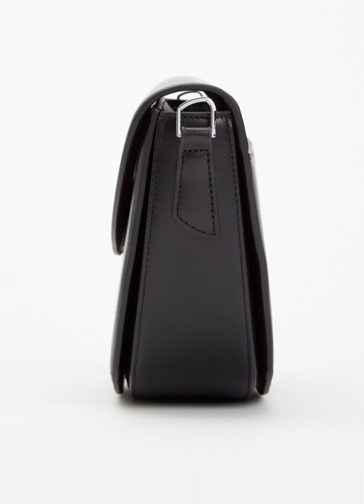KAAI Rebel crossbodytas van leer - detail 3 zwart