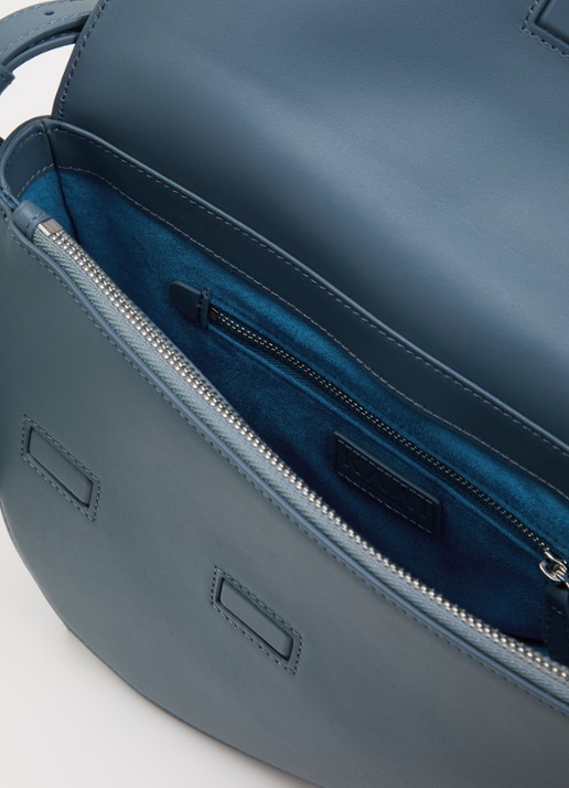 KAAI Rebel crossbodytas van leer - detail petrol