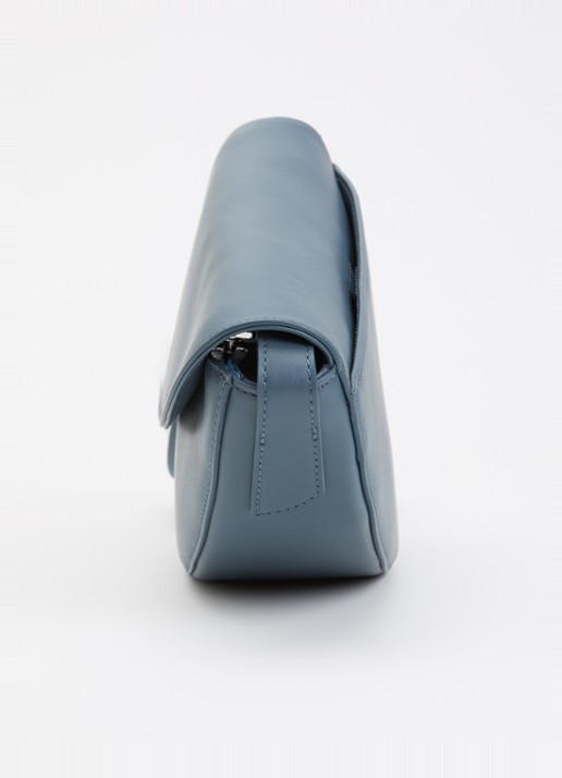 KAAI Rebel crossbodytas van leer - detail 2 petrol