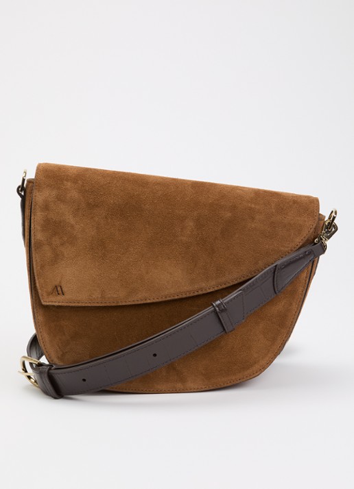 KAAI Rebel crossbodytas van suède