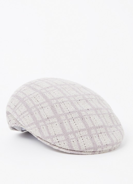 Kangol Summer Prep 504 flatcap met ruitdessin