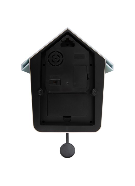 Karlsson Cuckoo wandklok - achterkant 3 geel