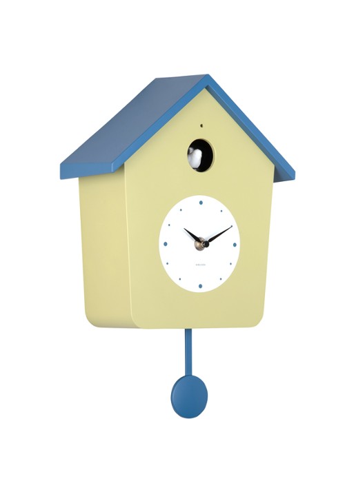 Karlsson Cuckoo wandklok - detail blauw