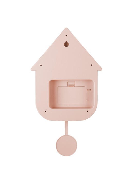 Karlsson Modern Cuckoo klok - achterkant 6 lichtroze