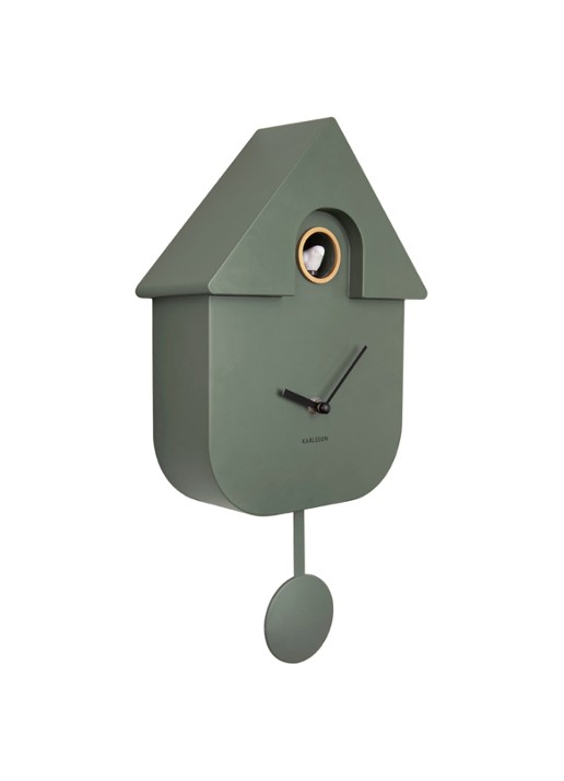 Karlsson Modern Cuckoo klok - detail 3 groen