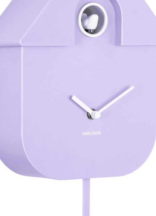 Karlsson Modern Cuckoo klok - detail 3 lila