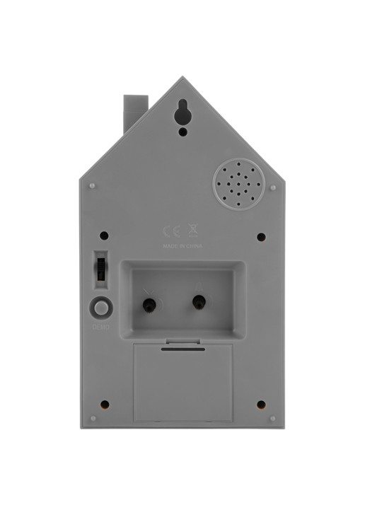 Karlsson Modern Cuckoo wekker - achterkant 5 grijs