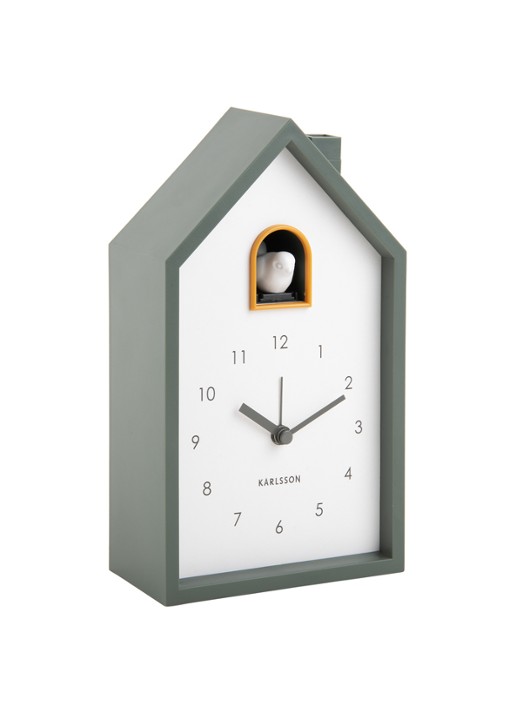 Karlsson Modern Cuckoo wekker - detail 4 groen