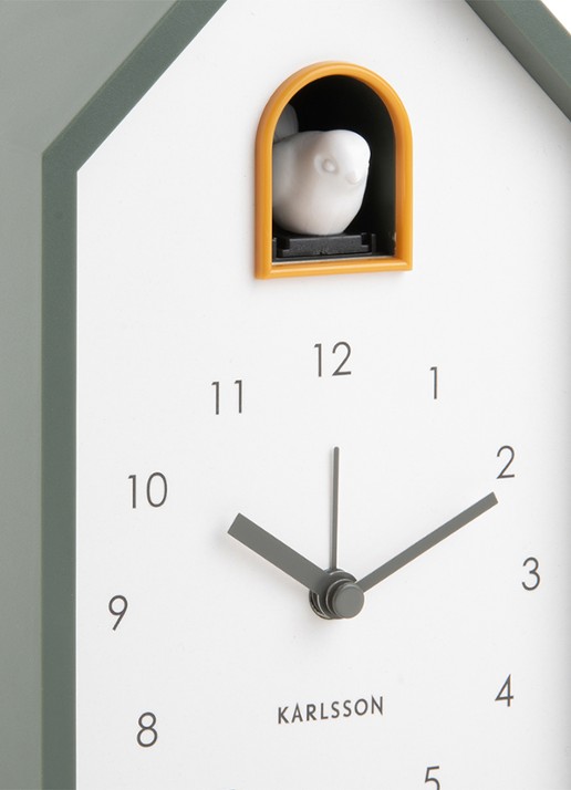Karlsson Modern Cuckoo wekker - detail 5 groen