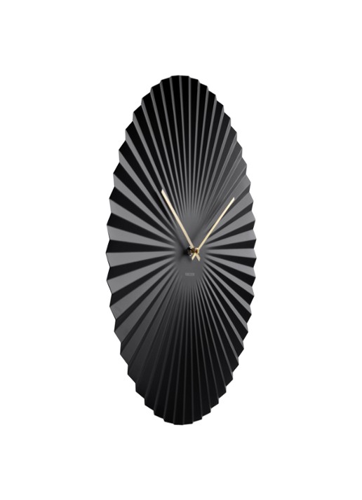 Karlsson Sensu XL wandklok  - voorkant 2 zwart
