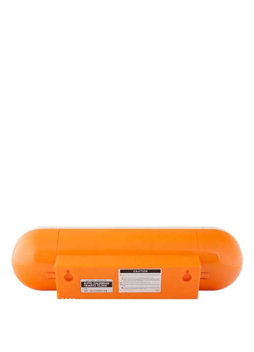 Karlsson Tube Flip wandklok - achterkant 3 orange