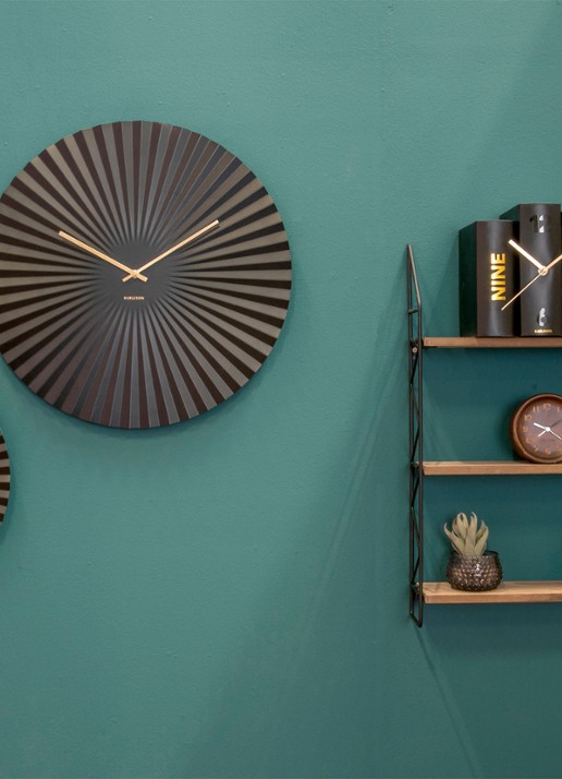 Karlsson Wandklok 40 cm - detail 4 zwart