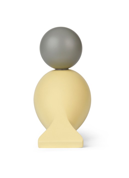 Kay Bojesen Bella ornament 12,5 cm - achterkant 3 lichtgeel