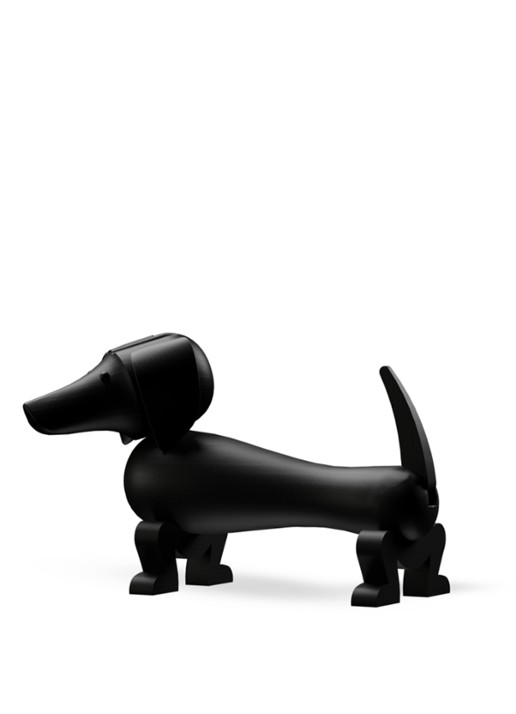Kay Bojesen Dog Medium ornament 19,5 cm - detail 2 zwart