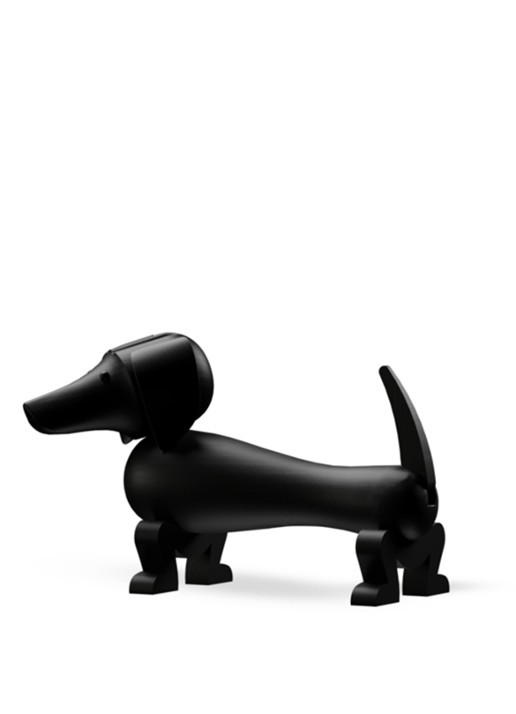 Kay Bojesen Dog Small ornament 11 cm - detail 2 zwart