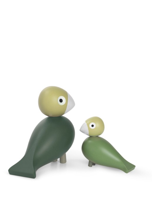 Kay Bojesen Liv & Lykke ornament 11 cm - achterkant groen