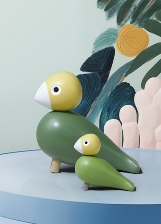 Kay Bojesen Liv & Lykke ornament 11 cm - detail 4 groen