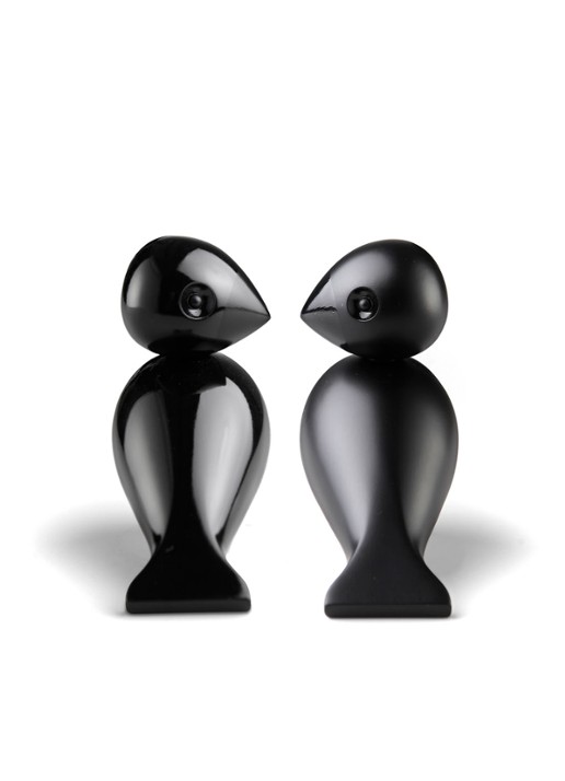 Kay Bojesen Love Birds ornament 9 cm - detail zwart