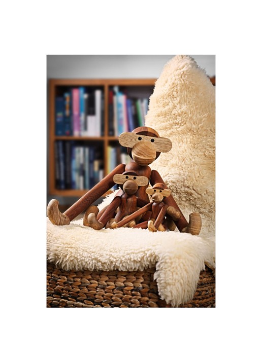 Kay Bojesen Monkey M ornament 28 cm - detail 2 bruin