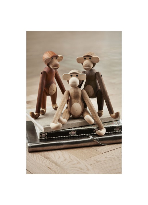 Kay Bojesen Monkey S ornament 20 cm - detail 4 lichtbruin