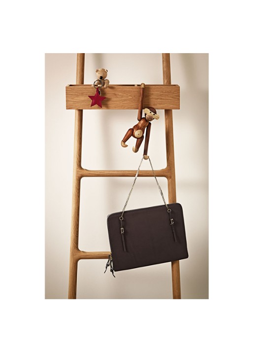 Kay Bojesen Monkey small ornament 20 cm  - voorkant 2 bruin