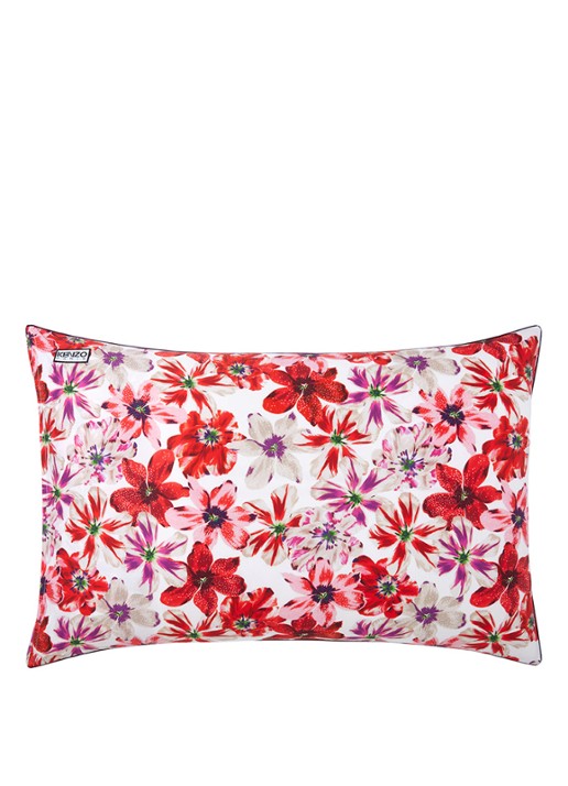KENZO Fleur kussensloop - voorkant 2 rood