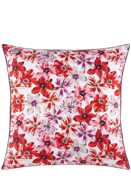 KENZO Fleur kussensloop - voorkant 3 rood