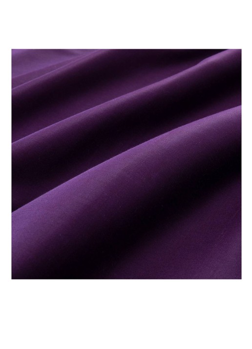 KENZO Iconic laken van katoensatijn 300TC - achterkant 2 aubergine