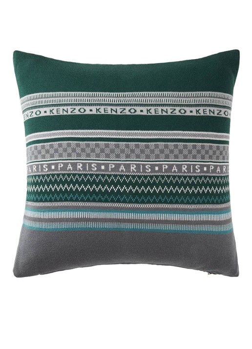 KENZO Jakado sierkussenhoes 45 x 45 cm - achterkant 3 groen